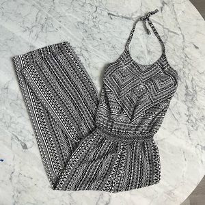 NWT-Prana Black and White Jumpsuit